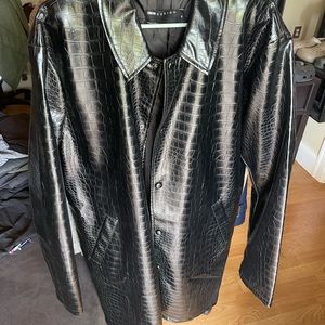 ASOS Faux alligator skin jacket